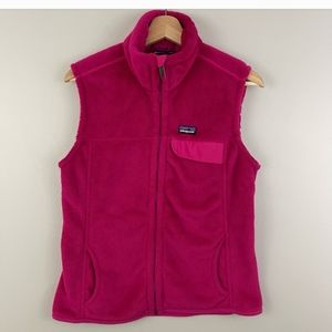 PATAGONIA Womens Pink Re-Tool Fleece Vest